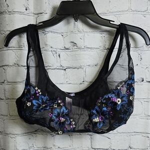 Savage X Fenty Wallflower Floral‎ Lace Bralette Size 1X